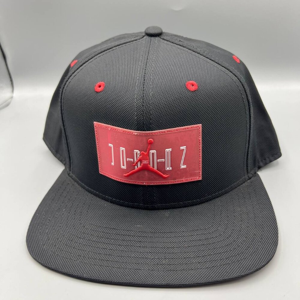 Air Jordan 11 Hat Men Black‎ Red Jumpman Bred Snap Back Cap